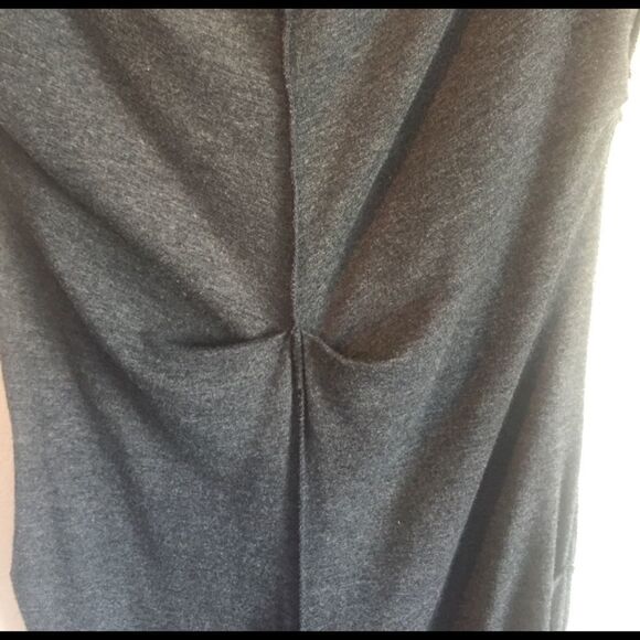 Nicole Miller  grey off shoulder  top S - Picture 3 of 9